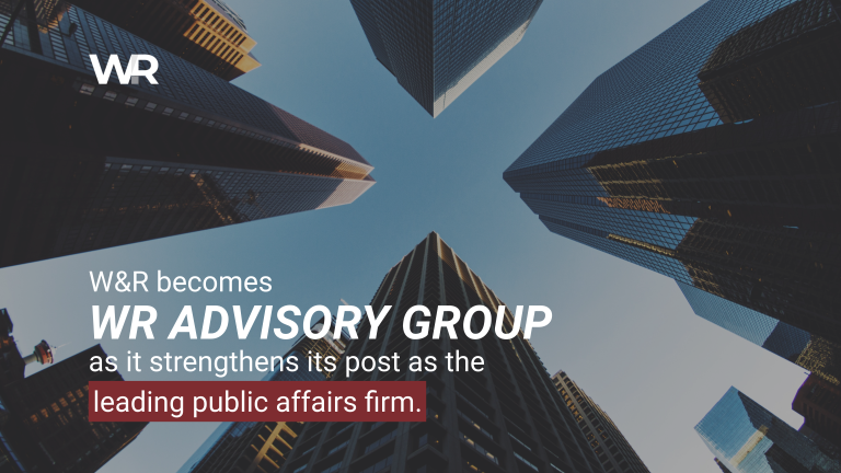 W&R rebrands as WR Advisory Group in a bid to lead the public affairs industry