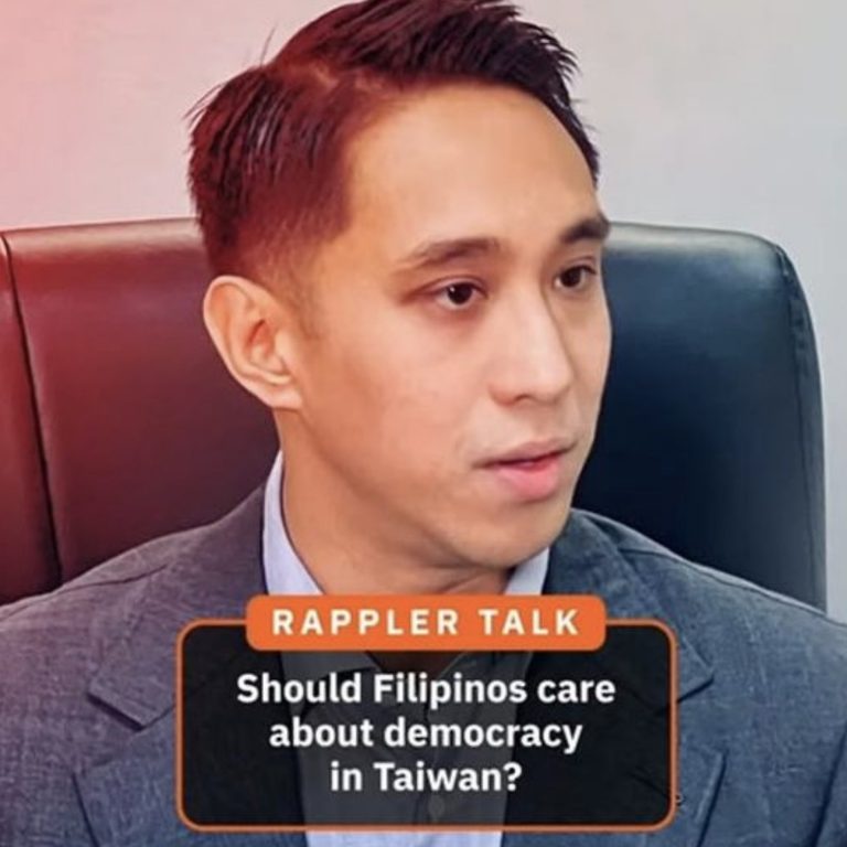 Rappler Talk: Should Filipinos care about democracy in Taiwan?